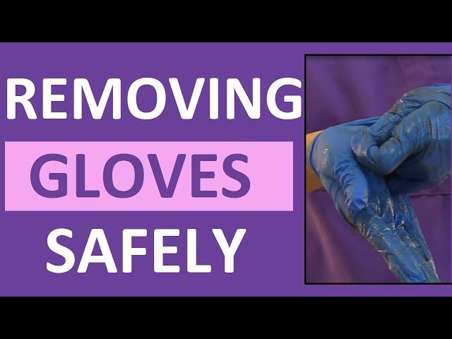 Removing Gloves Properly and Safely Technique | How to Remove Gloves