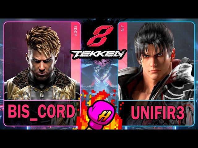 Tekken 8Bis_cord (EDDY) VS Unifir3 (JIN)4K 60ᶠᵖˢTK8 #tekken8