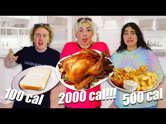 100 vs 500 vs 2000 CALORIES CHALLENGE!