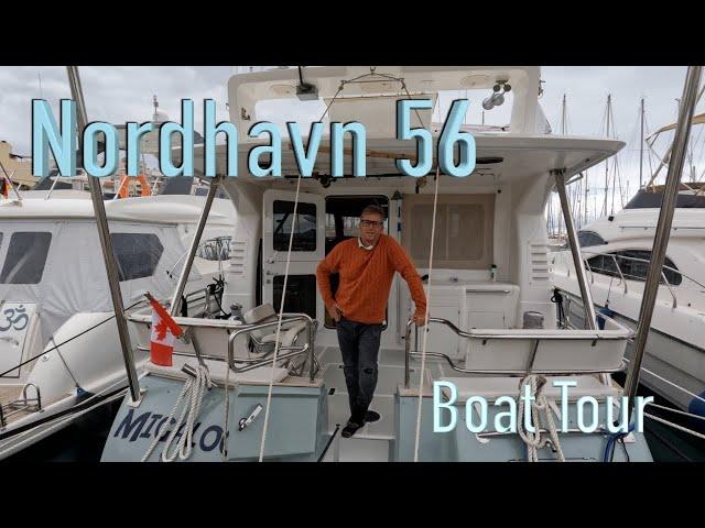 Nordhavn 56 Boat Tour: Migaloo, a 57.5 foot Motor Sailor and she is Gorgeous!