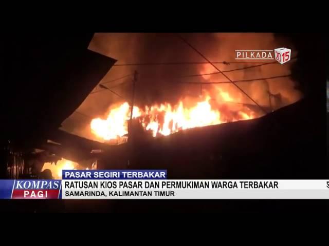 Pasar Terbakar Di Samarinda