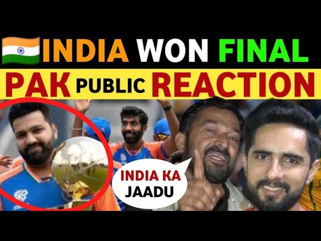 INDIA WON T20 FINAL| CONGRATULATIONS INDIA & WELL PLAYED SA | PAKISTANI PUBLIC REACTION | REAL TV