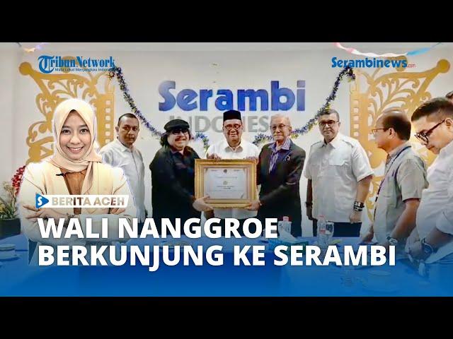 Wali Nanggroe Sambangi Kantor Serambi Indonesia