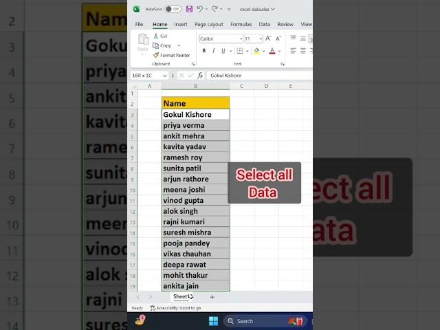 Replace last name in excel #excel #exceltips #exceltricks #exceltutorial #excelshortcuts #exceltips
