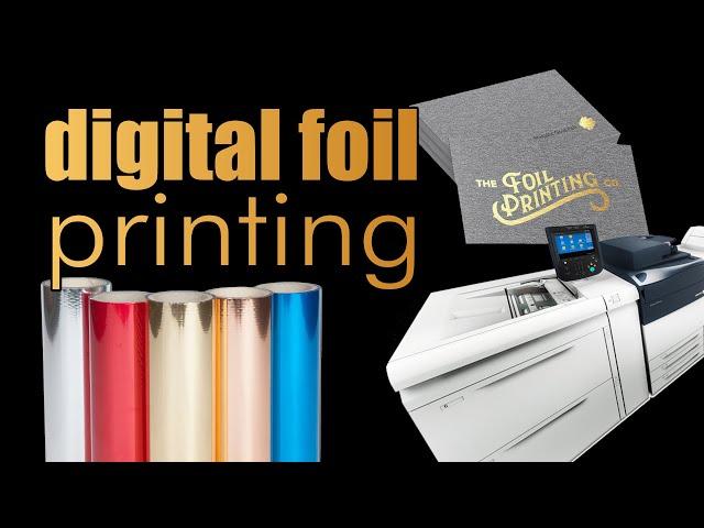 Digital Foil Printing. Foil Sleeking business cards and the process. GMP Laminator. Foil emboss