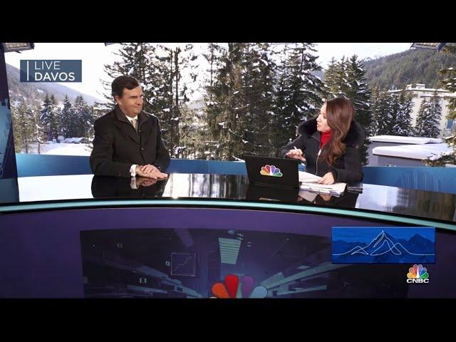 JLL CEO Christian Ulbrich speaks to CNBC at Davos 2024