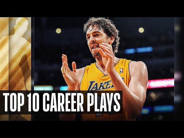 Pau Gasol's Top 10 Career Plays | #23HoopClass