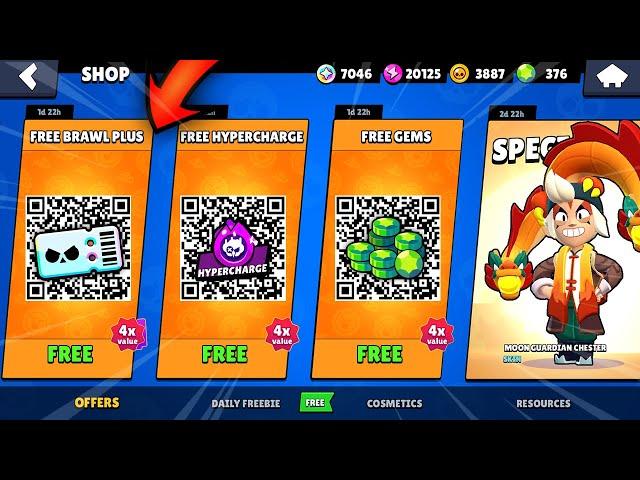 NEW GIFT SPONGEBOB!! FREE QR CODE UPDATE | Brawl Stars