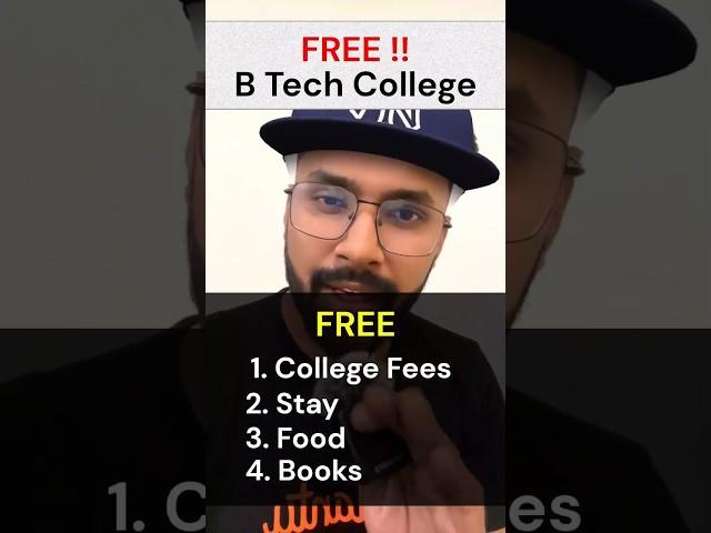 FREE B Tech   Is it True ??  #shorts #jee #cuet #ssb #navy