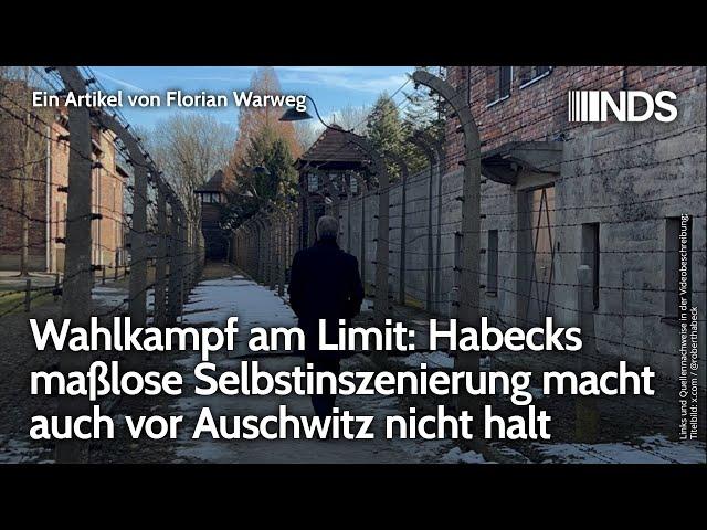 Wahlkampf am Limit: Habecks maßlose Selbstinszenierung macht auch vor Auschwitz nicht halt | NDS