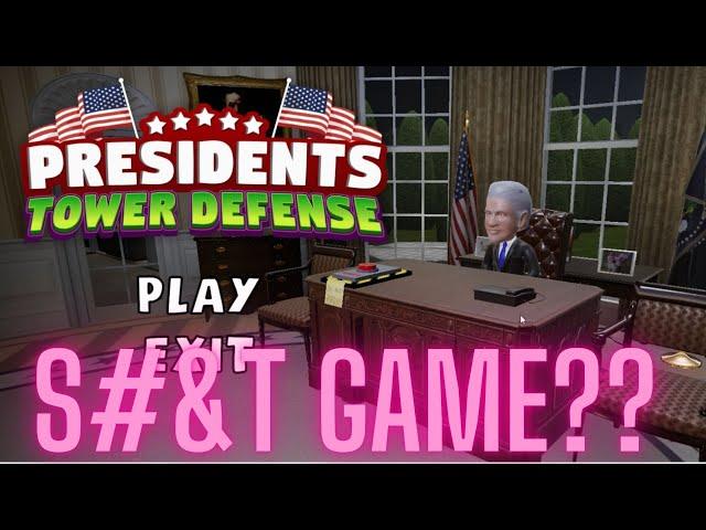 Basement discourse plays Presidents Tower Defense