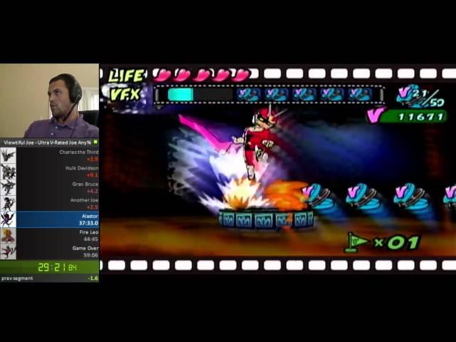 Viewtiful Joe - Ultra V-Rated, Any% - 48:56 (in-game time)