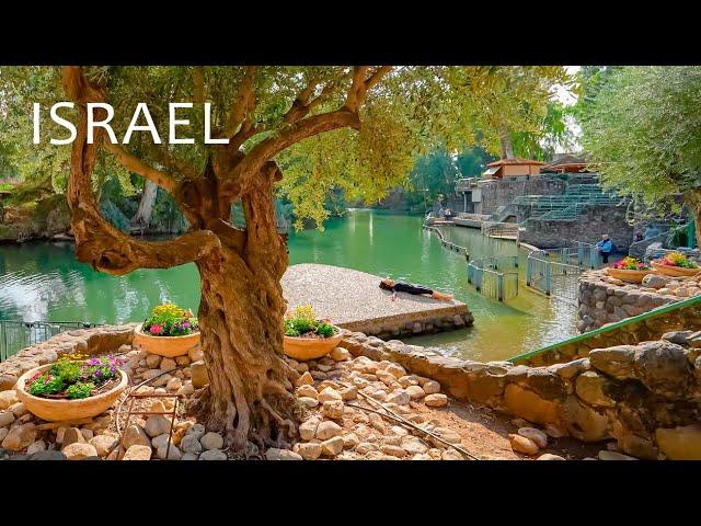 Baptism Site of Jesus on The Jordan River. Galilee, Israel