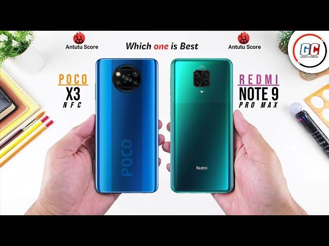 POCO X3 vs Redmi Note 9 Pro Max || Full Comparison - Which one is Best!