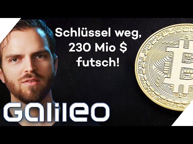 Crypto-Pechvogel! 230-facher Bitcoin-Millionär verliert sein Konto! | Galileo | ProSieben