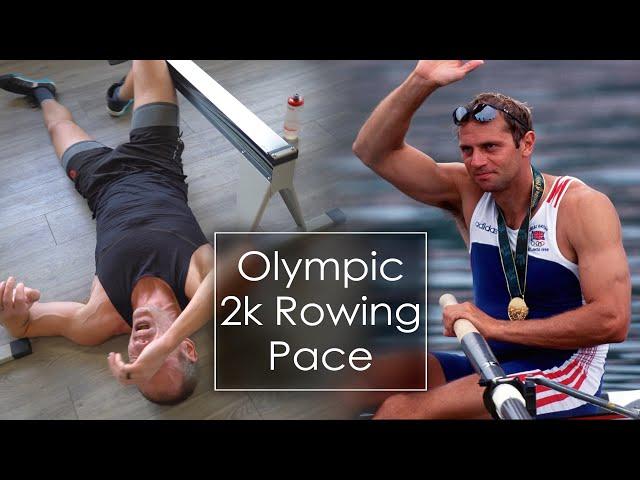 Just how fast was Steve Redgrave rowing?