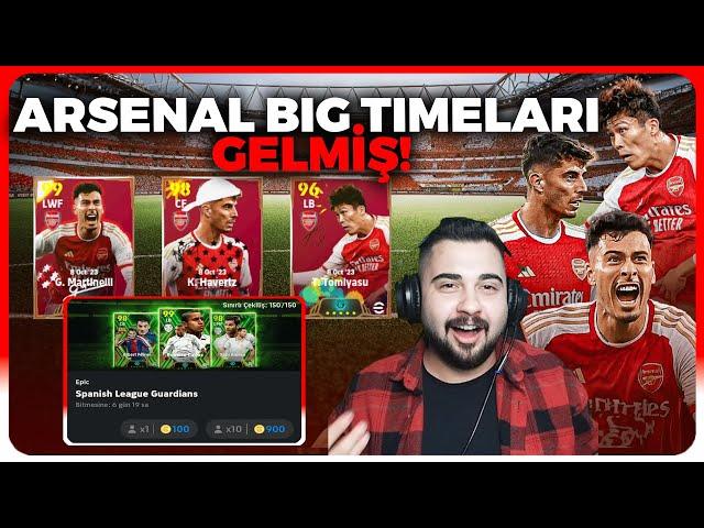 ARSENAL BIG TIMELARI VE 102 CARLOS-101 A.FERER,XABI ALONSO GELMİŞ! EFOOTBALL 2024 MOBİLE