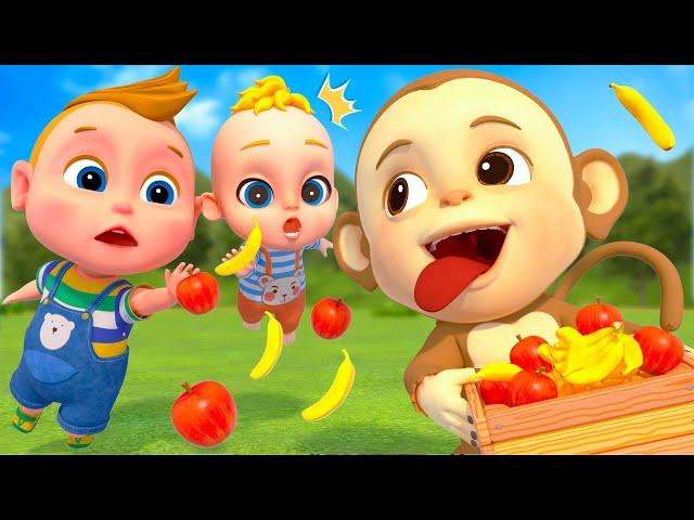 Apples And Bananas - Harvesting Fruits | Super Sumo Nursery Rhymes & Kids Songs