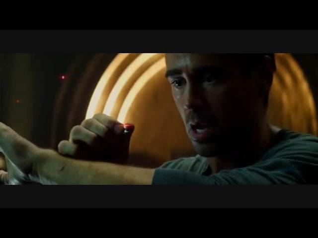 Colin Farrell Stomps Device In Total Recall