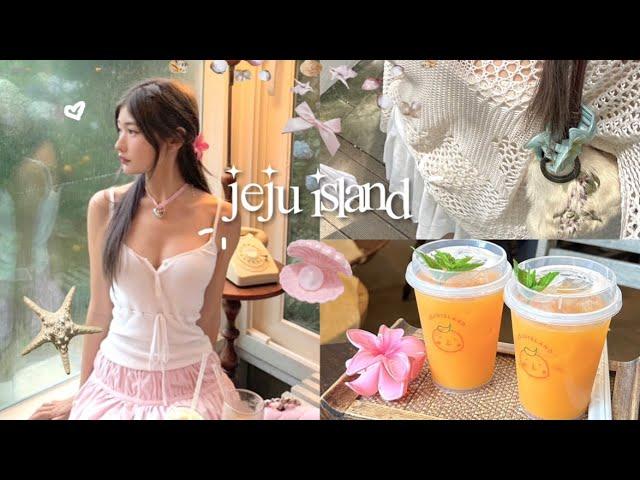 JEJU island vlog : snoopy garden, osulloc tea museum, jeju pork, cute animals, orange cafe, summer