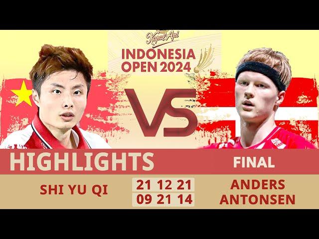 SHI Yu Qi 石宇奇 Vs Anders ANTONSEN | Final [Indonesia Open 2024]