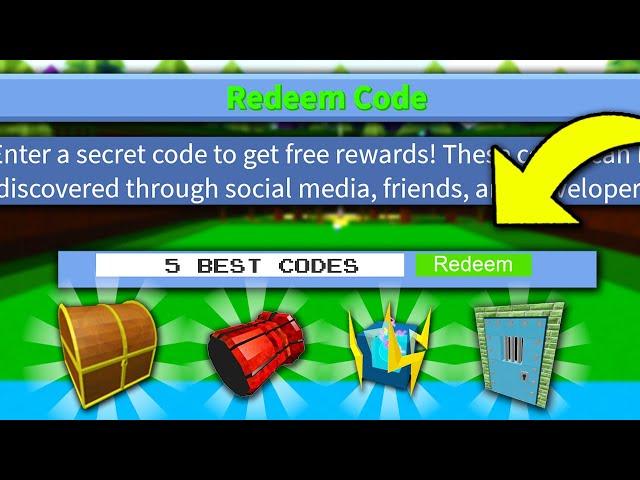 5 RAREST CODES EVER!! | Build a boat for Treasure ROBLOX