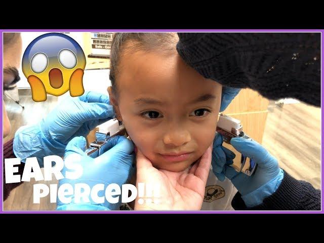 Getting My Ears Pierced | Vlog with Emma