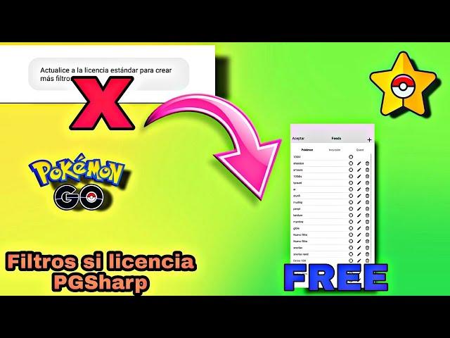 Crea FILTROS Sin Licencia Cómo usar POKELISTel mejor radar Mixto SEGURO Pokémon GO