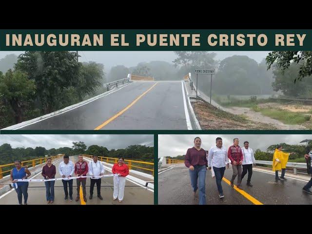 Inauguran el Puente Vehicular del Campo Reforma - Aldama - Cristo Rey