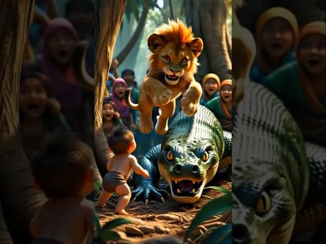 The Lion Cub vs The Anaconda – A Tiny Hero Saves a Village