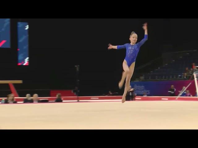 Jemima Taylor-SILVER -Floor-WAG Espoir AA-2022 British Gymnastics Championships