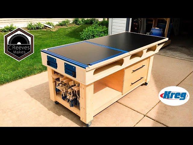 CReeves Makes the Mobile Outfeed Assembly Table with Kreg Features ep020