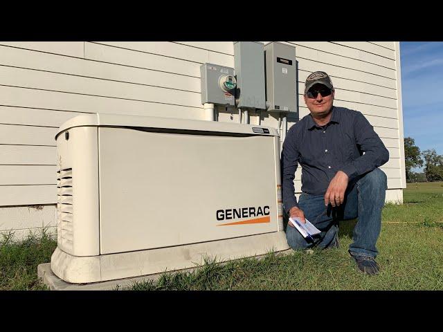 How much fuel does a 24kw Generac standby generator use?