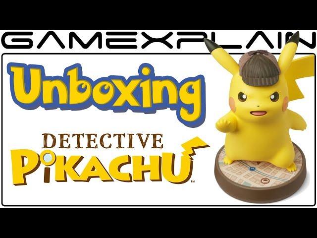 Detective Pikachu amiibo UNBOXING!  It's Gigantic!!