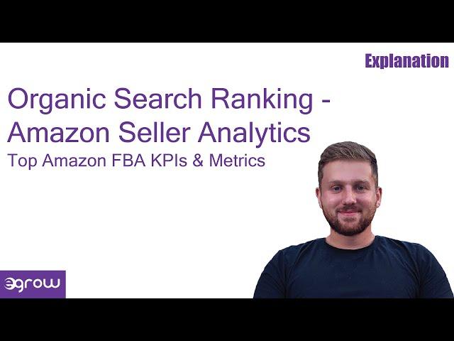 Organic Search Rankings - Amazon Seller Analytics - Top KPIs & Metrics