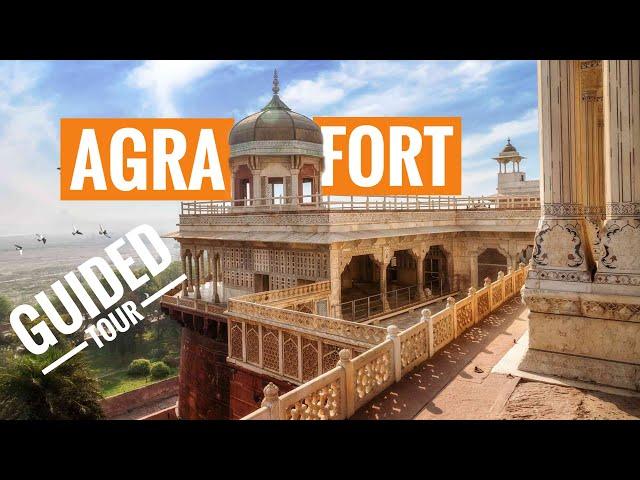 AGRA FORT History/Information in HINDI(Full Guided Tour) | Agra Heritage Tour | Ep-3 | आगरा का किला