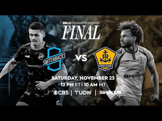 The Grand Finale!  | Tune in to the USL Championship Final on CBS, TUDN and SiriusXM