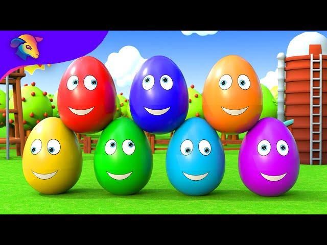 Surprise Eggs Kids Song | BluLoo Nursery Rhymes & Kids Songs