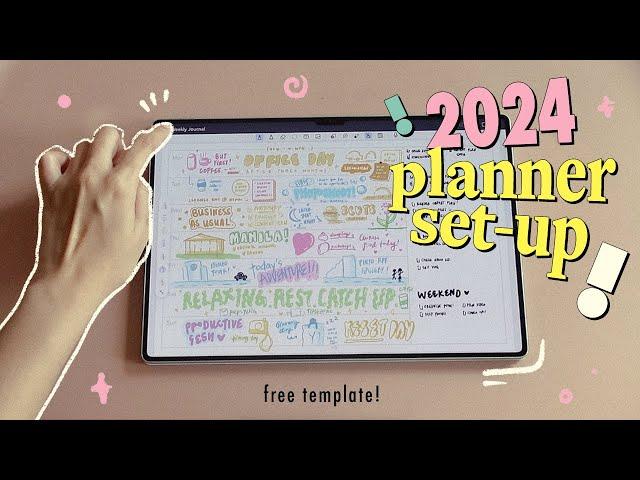 My 2024 Journal + Planner Set-up | feat. HUAWEI Matepad Pro 13.2-inch