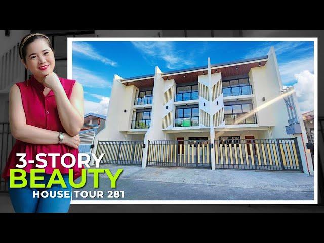 Stylish 3-Storey Townhouses with 4 Bedrooms in Pilar Village Las Pinas. House Tour 281