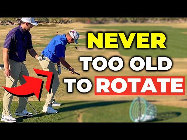 Modern Rotational Golf Swing For SENIOR GOLFERS (Never Too Old To Turn Safely!)