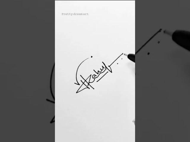 Signature of rahul..... #shorts #autograph #calligraphy #signature #rahul