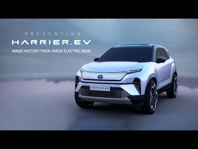 TATA HARRIER.EV - Made history then. Made electric now.