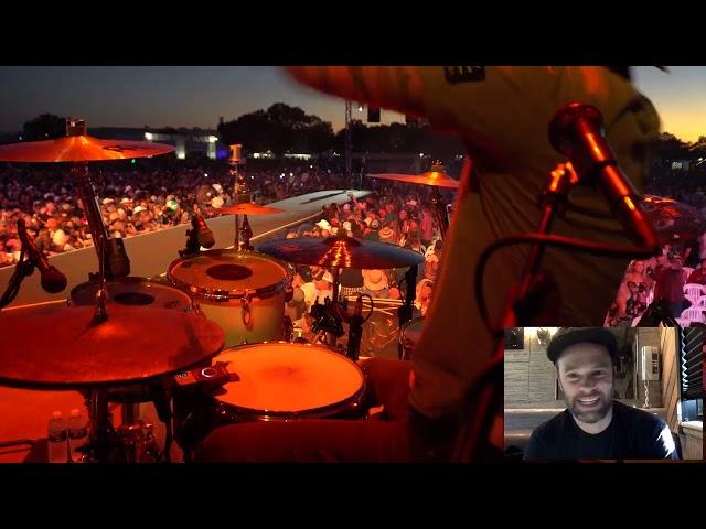 Drum Cam POV w/ Commentary & In Ear Mix | Dusty Saxton Country Thunder Florida full show | DrumLife