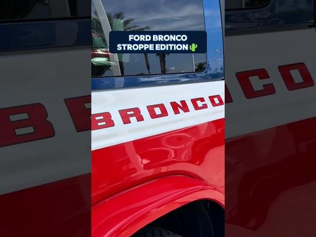 Stroppe Edition Ford Bronco!