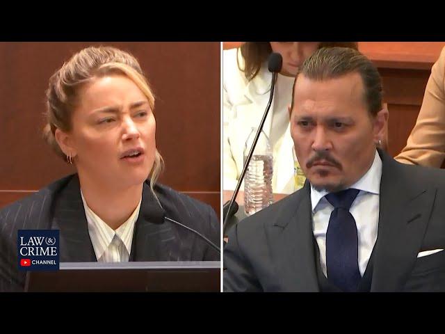 ‘Suck My D**k,’ Amber Heard Says While Laughing Uncontrollably