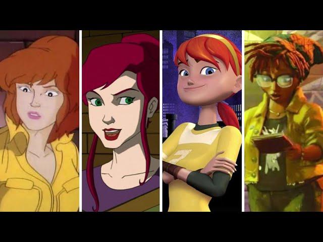 Evolution of April O'Neil in Cartoons & Movies [1987-2023]