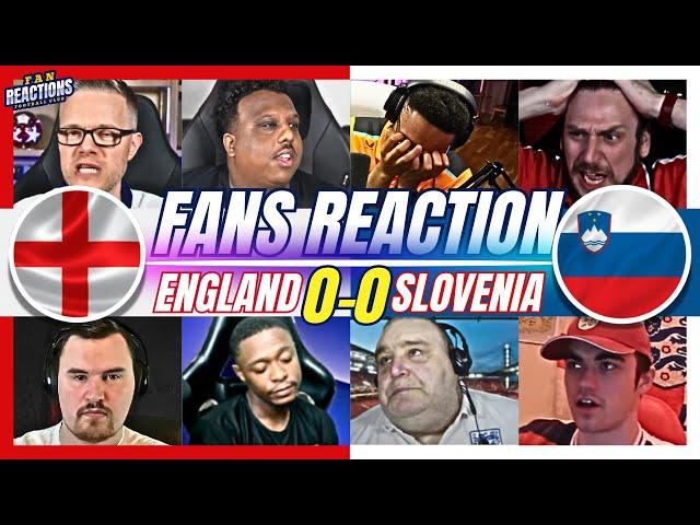 ENGLAND FANS BORED  REACTION TO ENGLAND 0-0 SLOVENIA | EURO 2024