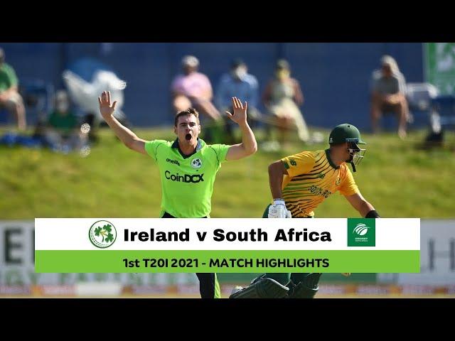 Ireland vs South Africa, 1st T20I, 2021 | Match Highlights