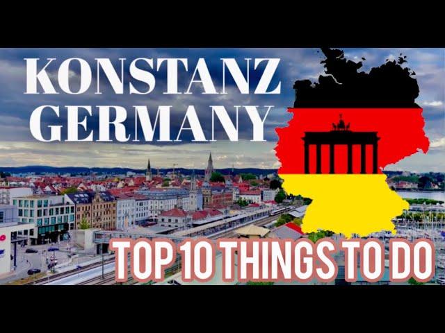 Konstanz Germany | top 10 facts | things to do | Lake Constance | city tour | 4K | drone